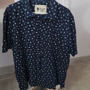 Button up short sleeve dress shirt